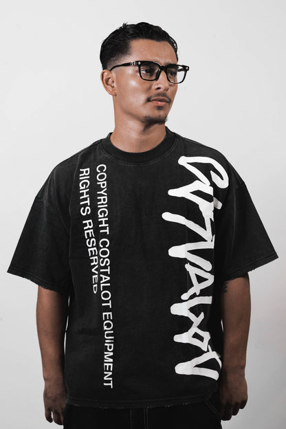 Costalot "Graffiti" Tee — Smoke