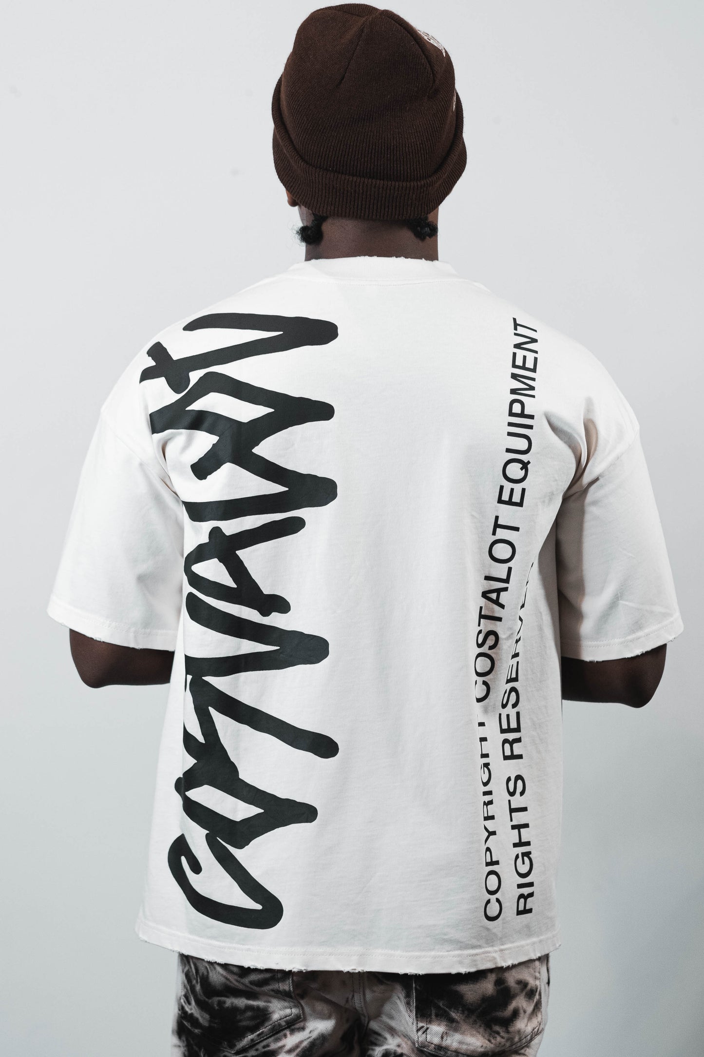 Costalot "Graffiti" Tee — Bone