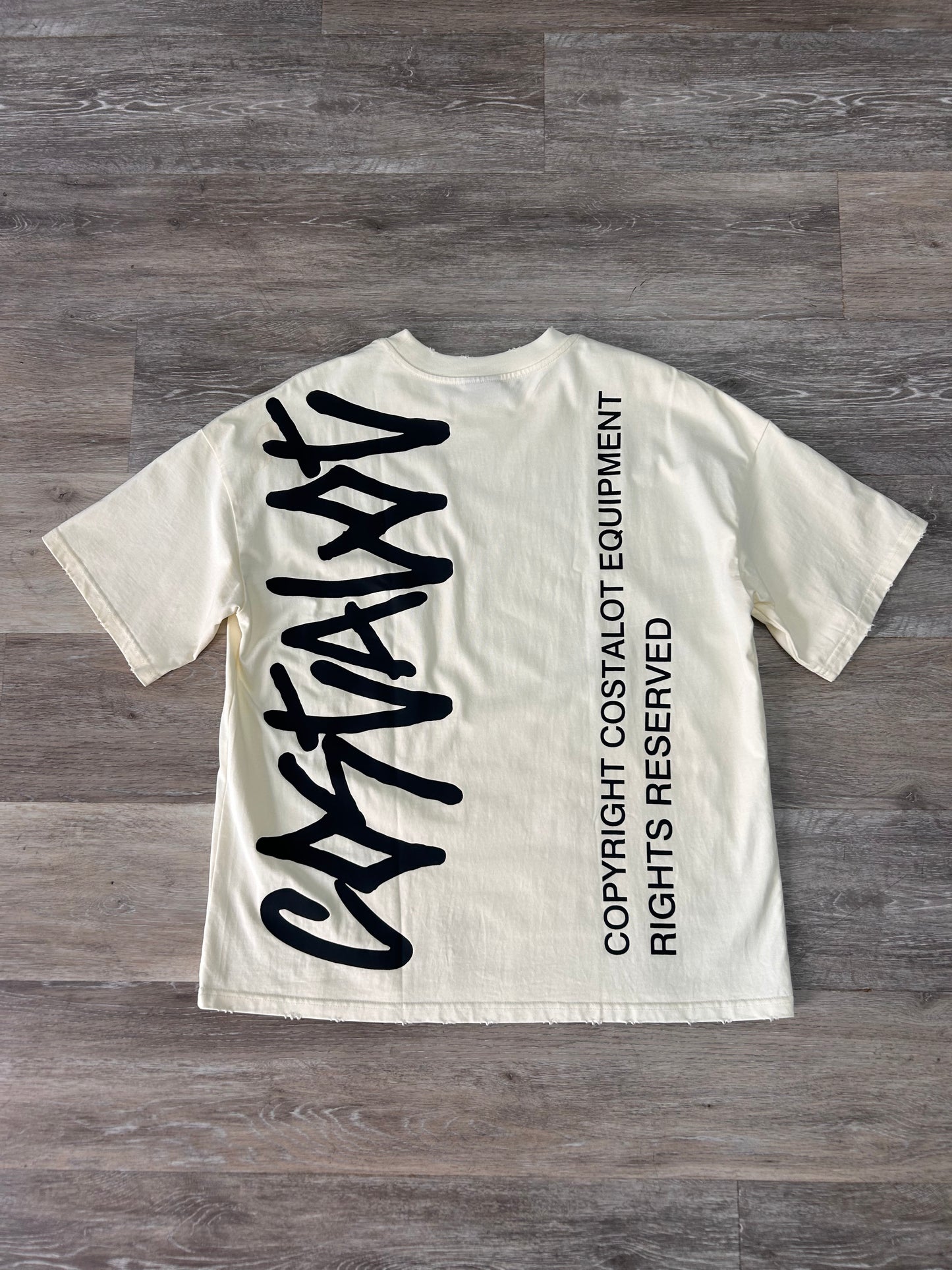 Costalot "Graffiti" Tee — Bone