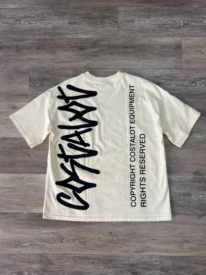 Costalot "Graffiti" Tee — Bone